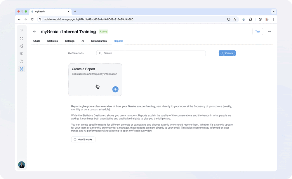 myReach Reports